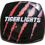8" Mojave TLM8-LC Black Tiger Lights Lens Cover for ATV / UTV Racing Light