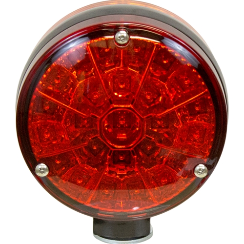 KM LED Double-Sided Flashing Light - Amber/Red