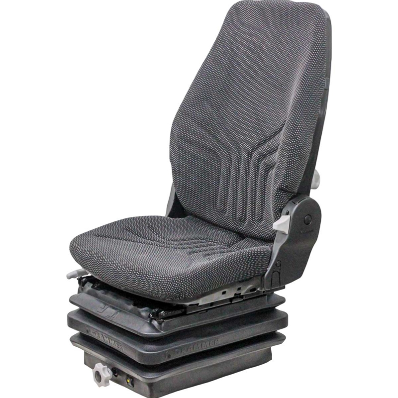 KM 722 Black/Gray Fabric Construction Seat & Mechanical Suspension