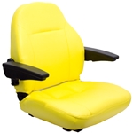 Yellow Vinyl with Armrests