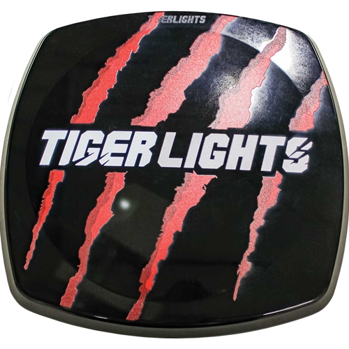 8" Mojave TLM8-LC Black Tiger Lights Lens Cover for ATV / UTV Racing Light